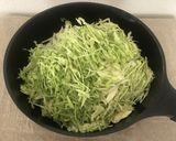 蒸しキャベツ+えごま油作り方1写真