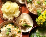 炊飯器de大根たっぷり大根めし作り方7写真