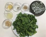 春菊サラダ作り方1写真