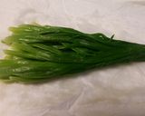 芽子ニンニクの葉のおひたし。作り方4写真