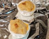 お弁当の一品に！ゆで卵のめんたいマヨ焼き作り方4写真