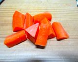 ■にんじんだけのお味噌汁■作り方1写真