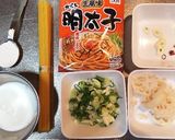 S&Bソースで簡単明太クリームパスタ作り方1写真