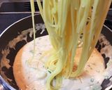 S&Bソースで簡単明太クリームパスタ作り方8写真