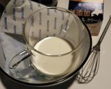 少量の生クリーム泡立て　原始のパワーで作り方4写真
