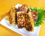 蓮根の挟み焼き❃節約＆ダイエットにも！作り方10写真