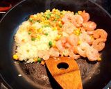 炊飯器で簡単！エビピラフ！作り方3写真
