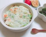 【離乳食 中期】米粉でクリームシチュー作り方8写真