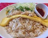 炊飯器でエスニックオムライス☆海南鶏飯風作り方6写真