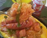 鉄板ナポリハン(鉄板ナポリ飯)作り方5写真