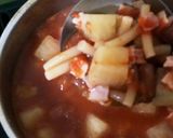 時短♡コロコロ大根と金時豆のトマトスープ作り方4写真