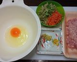 あたた生だしでヤーコン入りつくね焼き作り方1写真