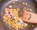 チーズでとろ〜り♡ラーメン風コーンライス作り方2写真