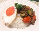 オクラとミニトマトのドライカレー作り方5写真