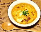 ラーメンの残り汁で☆辛味噌納豆の茶碗蒸し作り方6写真