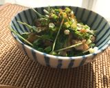 ヤゲン軟骨の水菜ポン酢サラダ♡作り方4写真