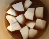カブと白身魚揚げのトロトロ煮♪作り方3写真