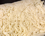 男弁当１5分 焼きそば、唐揚げ、メンチ作り方5写真