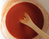 離乳食初期〜カゴメ トマトペーストで作り方2写真