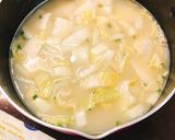 サッポロ一番スープdeとろ〜り白菜豆腐♡作り方2写真