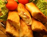お給料前に☆パリッとポテト春巻き作り方8写真