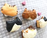 バレンタイン チョコペンで猫模様クッキー作り方15写真