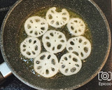 揚げずに簡単！蓮根チップス(蓮根素揚げ)作り方2写真