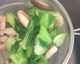 むきえびと青梗菜の生姜炒め作り方3写真