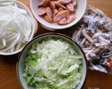 温か白菜の味噌ミルクスープ☆白菜消費に♪作り方1写真