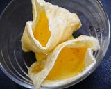 簡単！肉無しすき焼き☆ふわふわ卵油揚げ作り方2写真