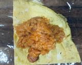 ラップで簡単オムライス作り方4写真
