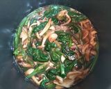 簡単今日の夕飯！厚揚法蓮草茸餡かけ！副菜作り方5写真