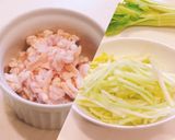 鶏皮ごぼう *☻* in セロリ。作り方2写真