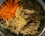 エノキと蒟蒻入り！ヘルシー炊き込みご飯作り方5写真
