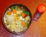 ラーメンの〆☆野菜たっぷり豚汁で栄養補給作り方6写真