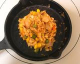 スキレットで時短☆カフェ風オムライス作り方3写真