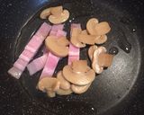 ベーコンとマッシュルームのデミ風ペンネ作り方3写真
