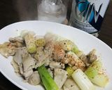 鶏腿葱炒め作り方22写真
