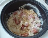 お子様味❤ウインナーのミルク炊き込みご飯作り方3写真