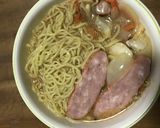 ガラ炊き味噌ラーメンアレンジ版作り方6写真