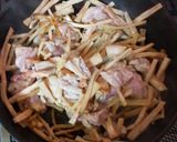 とりごぼう＋もやし作り方2写真