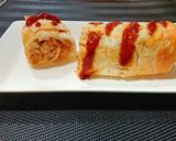 玉子焼き器でロールオムライス作り方6写真