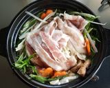 豚肉の山盛りタワーすき焼き作り方7写真