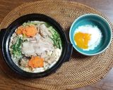 豚肉の山盛りタワーすき焼き作り方9写真