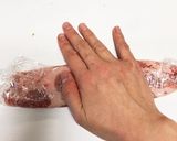 豚コマで簡単！ナイアガラロングチーズカツ作り方4写真