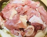 鶏もも肉＆大きなエリンギの野菜豆腐鍋作り方2写真
