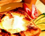 朝はこれ！目玉焼きトースト♪作り方5写真
