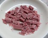 ルビーチョコ×おいりの甘塩トースト作り方1写真