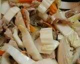 だしが効いてる肉やさいうどん♪作り方10写真