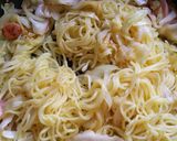 キャベツたっぷりオム焼きそば作り方3写真